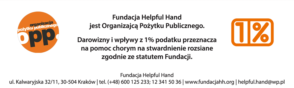 Zbiórkę	koordynuje Organizacja Pożytku Publicznego Fundacja Helpful Hand